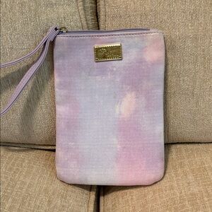 Betsey Johnson Purple and Pink Wristlet